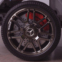 Macchina Elettrica per Bambini 12V con Licenza Mercedes GLC 63S Coupè Grigio Metallizzato