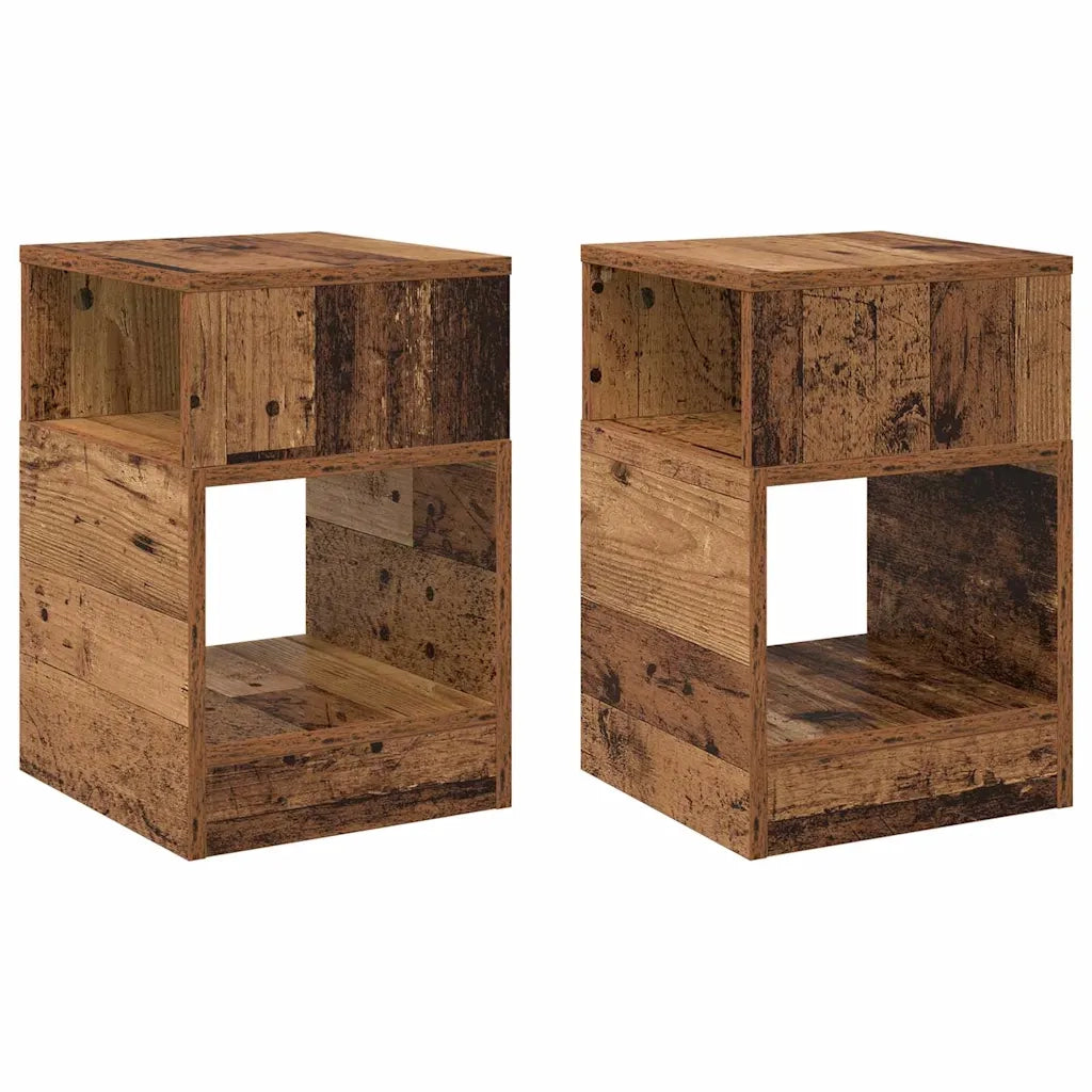 Tavolino 2 pcs Legno vecchio 30,5 x 30 x 45 cm 890909