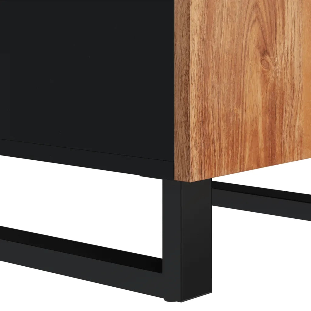 Credenza con Anta 40x31x75 cm in Legno Massello di Acacia 352910