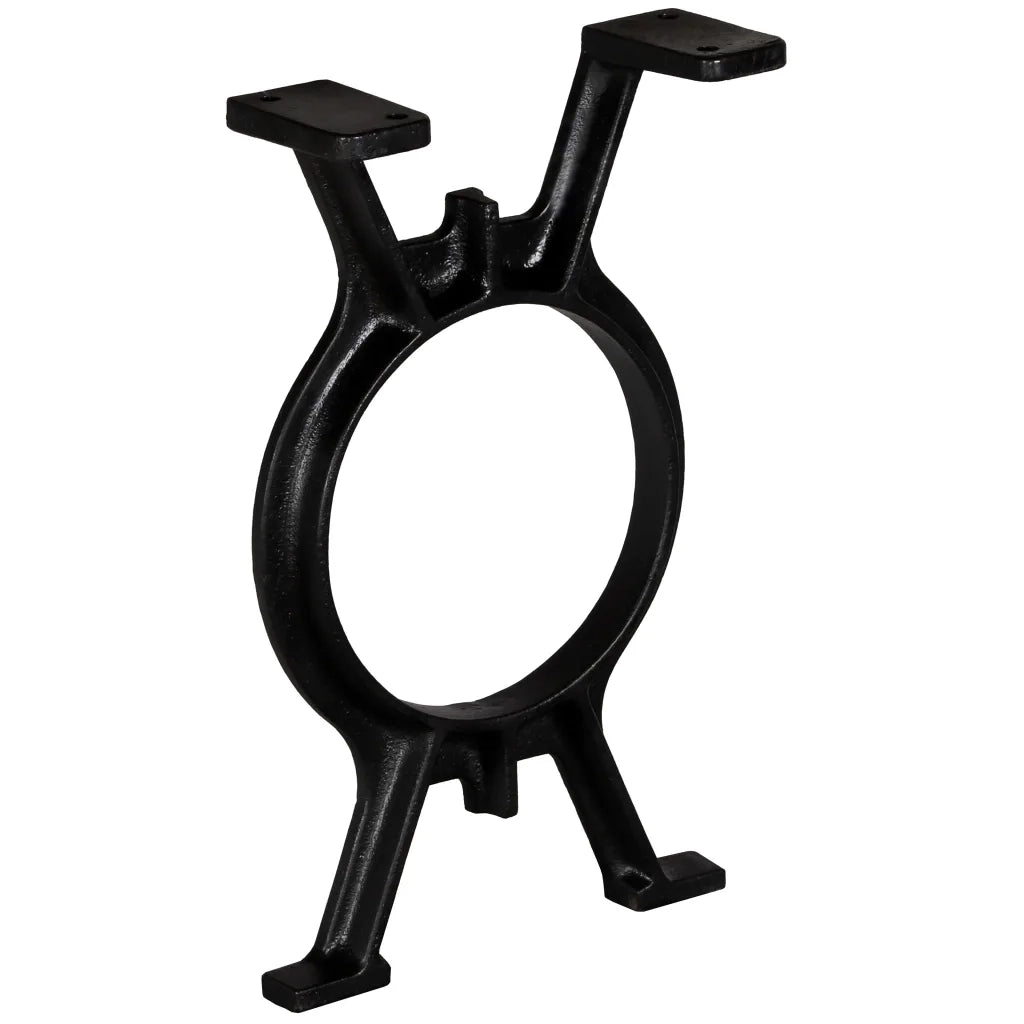 Gambe per Panca 2 pz a Forma di O in Ghisa 245428