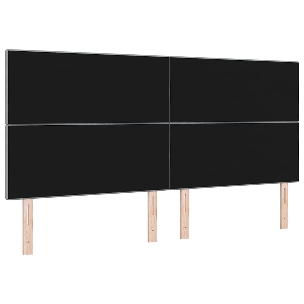 Testiera LED con testiera Grigio chiaro 200 cm Poliestere 3338462