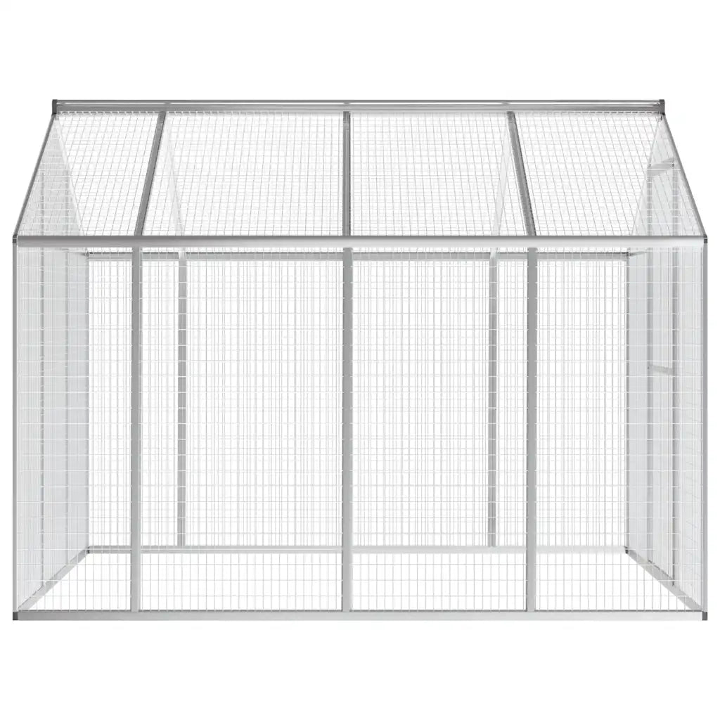 Voliera da Giardino in Alluminio 178x242x192 cm 170349