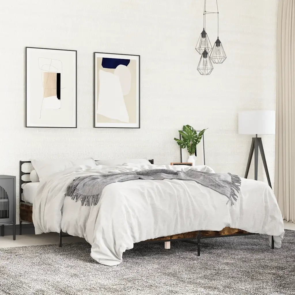 Giroletto Rovere Fumo 150x200 cm in Legno Multistrato Metallo 3280049