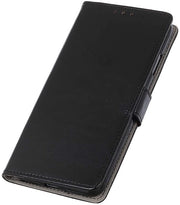 Portatelefono Shockresistente - Portafoglio con Supporto per Carta - Chiusura Flip - Supporto per Stance - Cuoio Premium PU - Nero