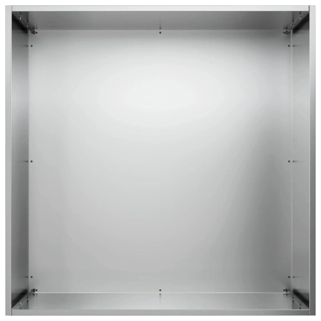 Vaso da giardino 2 pz Argento 50 x 50 x 75 cm Acciaio zincato 8005397