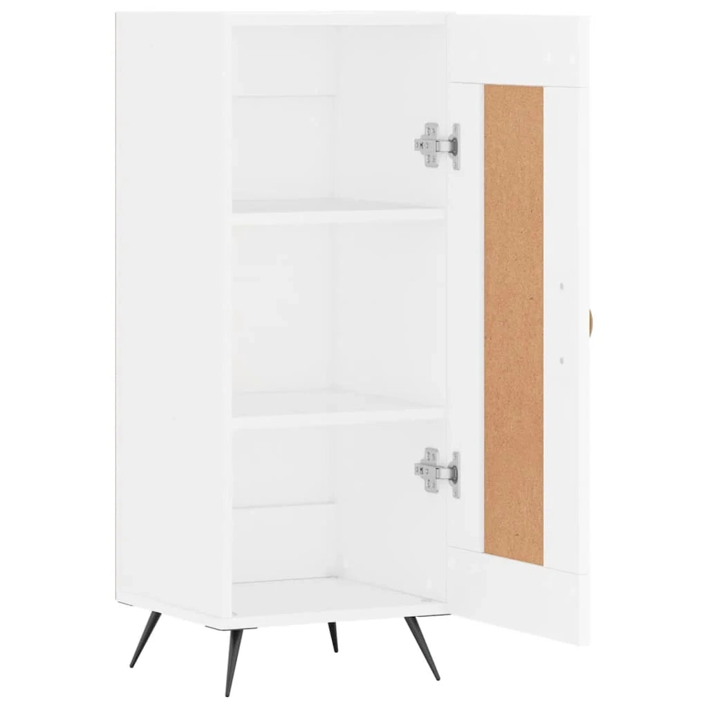 Buffet credenza cassettiera mobiletto mobile contenitore organizer per cucina soggiorno salotto 34,5 x 34 x 90 cm legno ingegnerizzato bianco 02_0030277