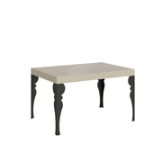 Tavolo Allungabile 120-224x90x77 cm Paxon Cashmere Telaio Antracite