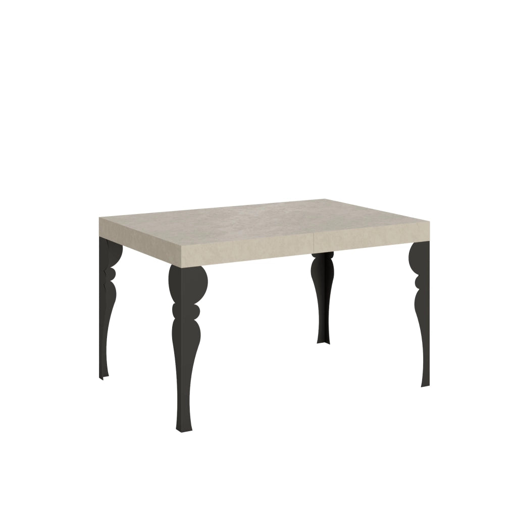 Tavolo Allungabile 120-224x90x77 cm Paxon Cashmere Telaio Antracite
