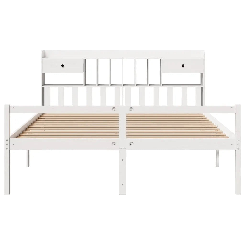 Giroletto con Libreria senza Materasso 180x200 cm in Legno Pino 3322062