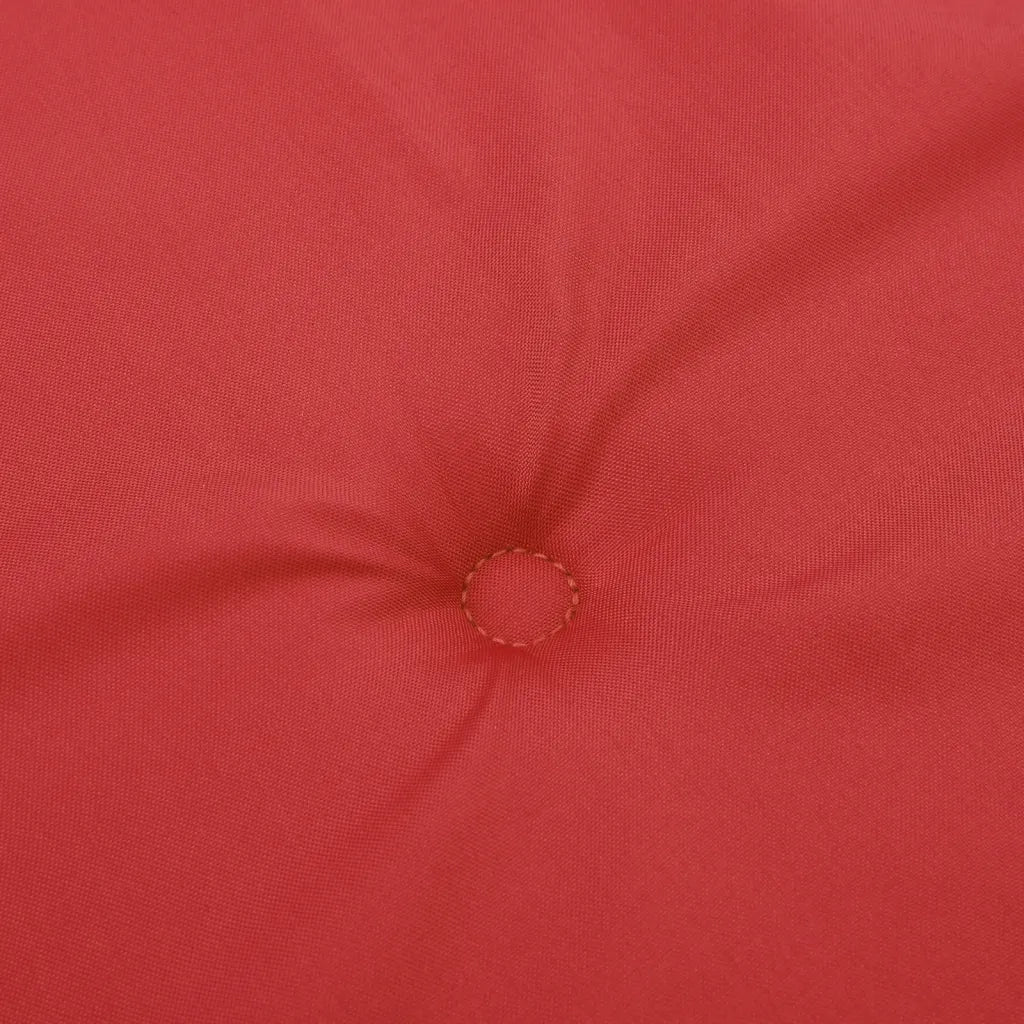 Cuscini per Sedie 6 pz Rossi 120x50x3 cm in Tessuto 314110