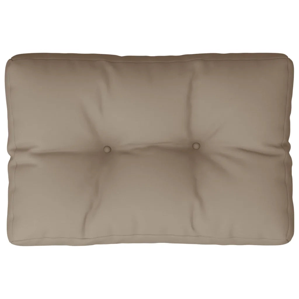 Cuscino per Pallet Tortora 60x40x12 cm in Tessuto 360565