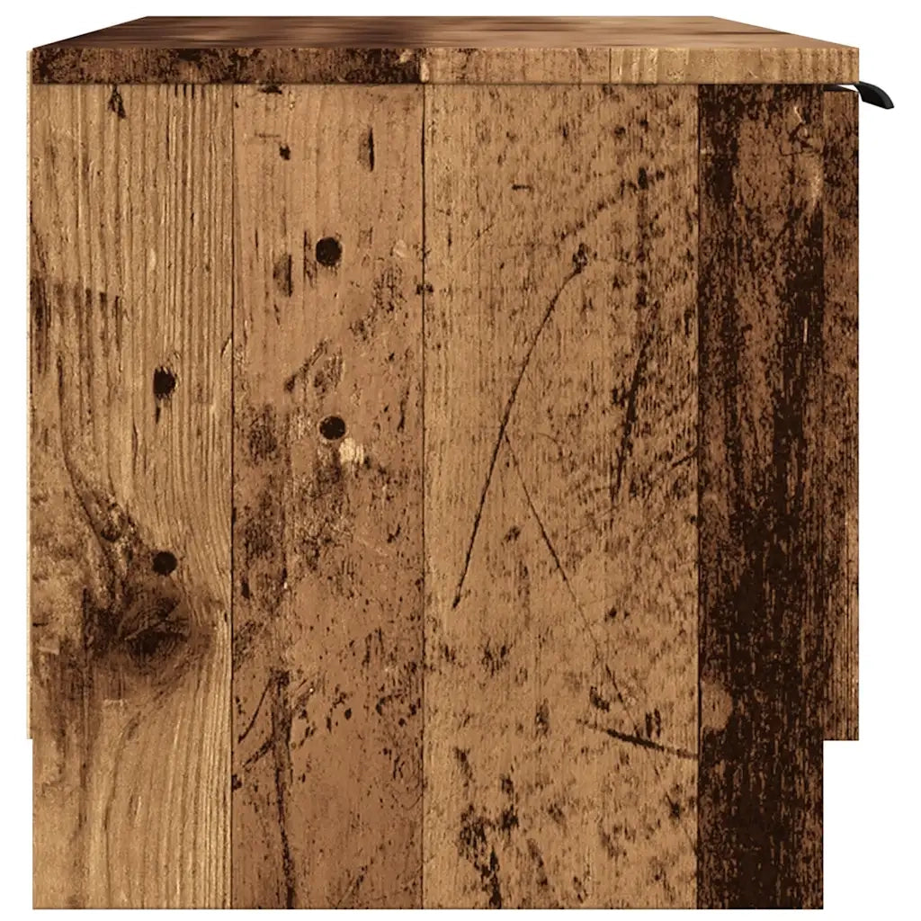 Mobile Porta TV Legno Vecchio 102x35x36,5 cm Legno Multistrato 856947