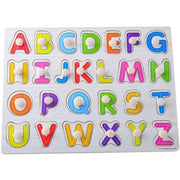 Trade Shop - Gioco Giocattolo Educativo Bambini Bimbi Puzzle 3d Lettere Legno Colorati -