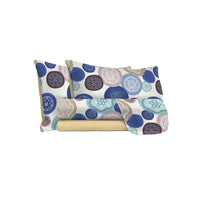 Set lenzuola Singolo stampa sopra Sotto e Federe Murrine