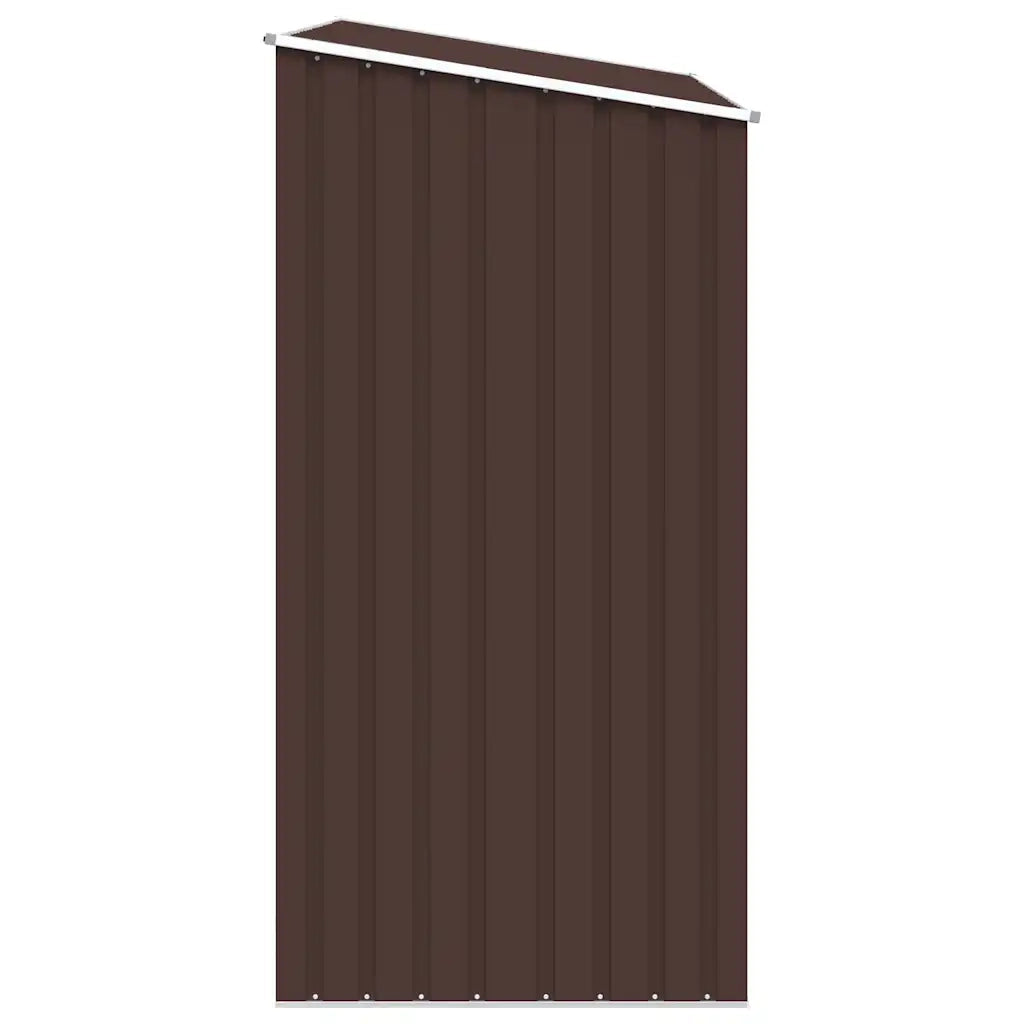 Capanno per Legna da Giardino 245x98x159 cm in Acciaio Zincato  cod mxl 65844
