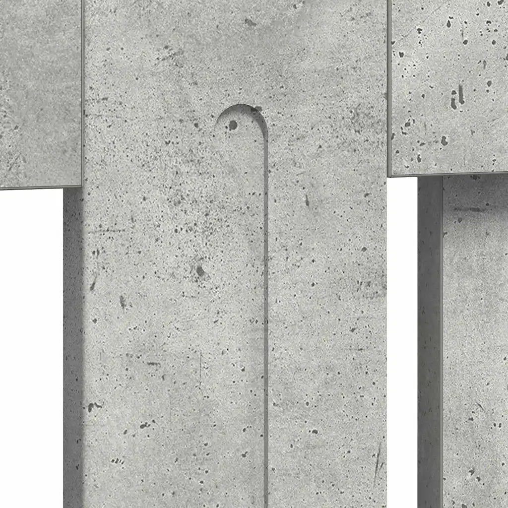 Copertura per radiatori Grigio cemento 172 x 19 x 81,5 cm 884072