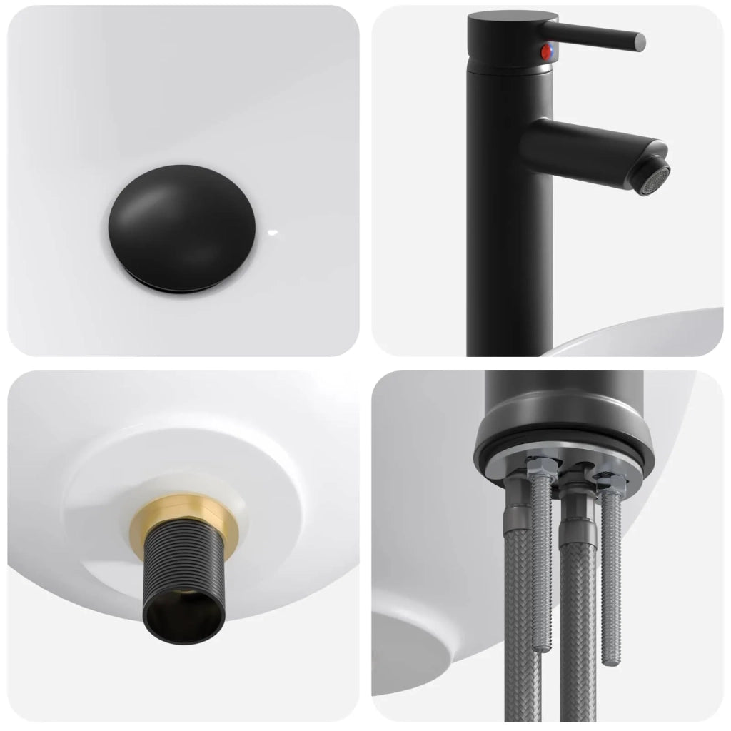 Mobile da bagno con lavabo Rovere Artigianale 54 x 35 x 83 cm 890147