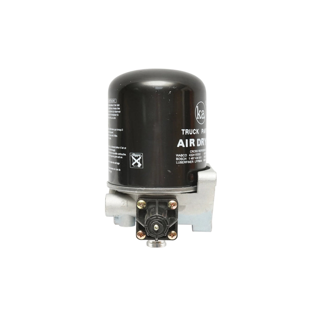 Essiccatore d’aria con filtro per sistema compressore, codici OEM 4324101020, 4324100202, 1487434901, LFP8654, T250W, AI12, TB1374X – Breckner Germany