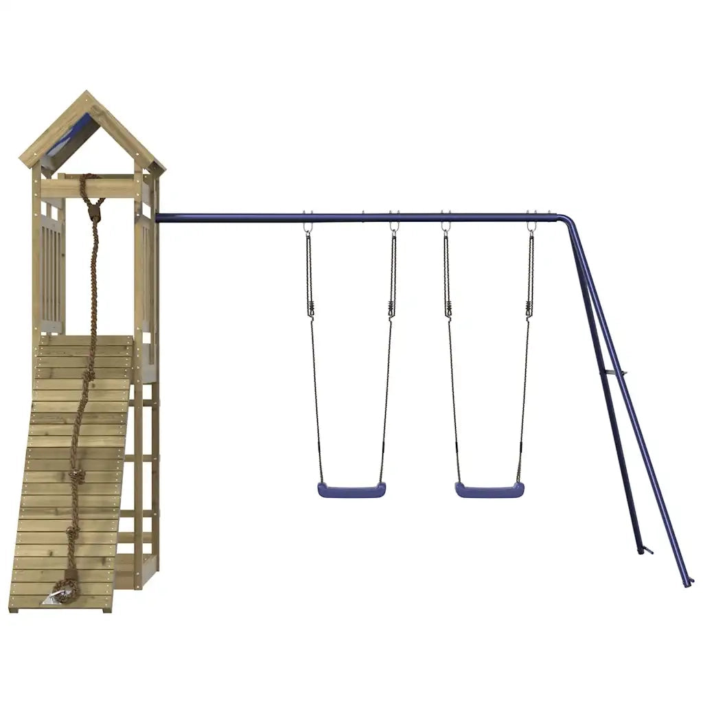 Set da Gioco da Esterno in Legno di Pino Impregnato 3279099