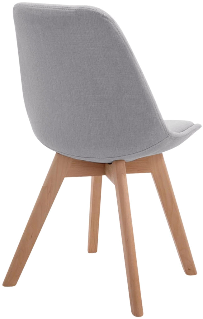 Sedia Borneo Tessuto V2 grigio,natura