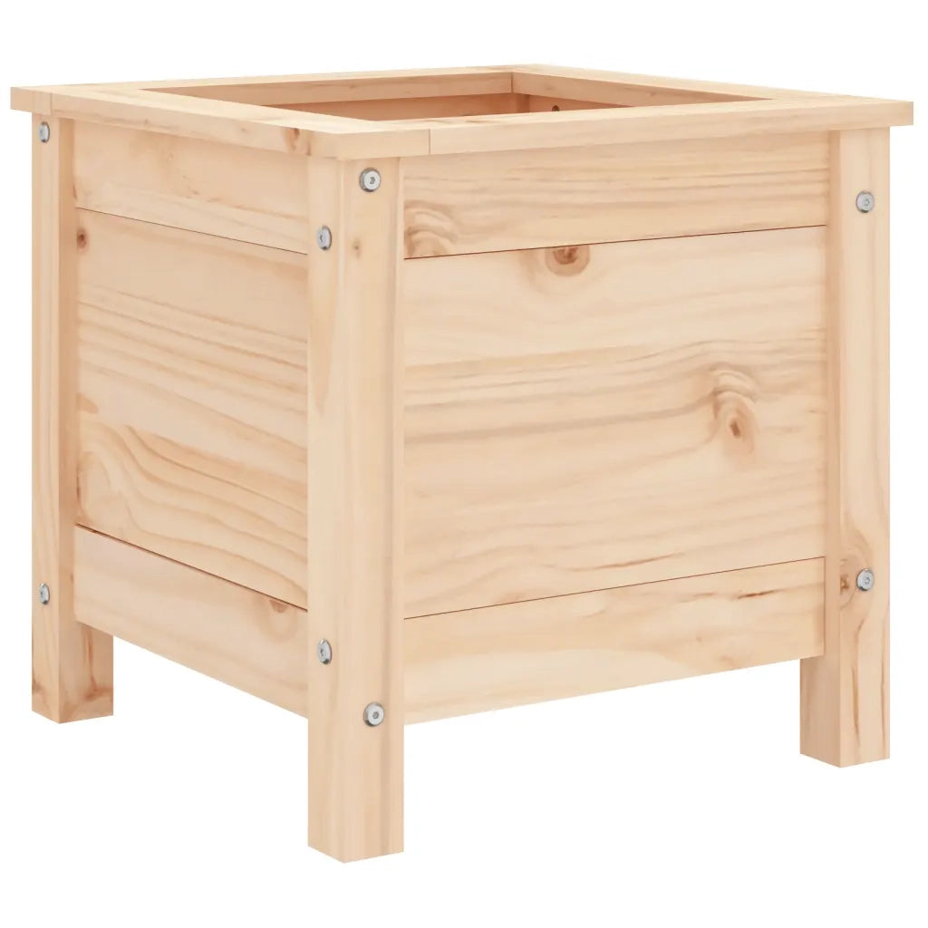 Fioriera da Giardino 40x40x39 cm in Legno Massello di Pino 825247