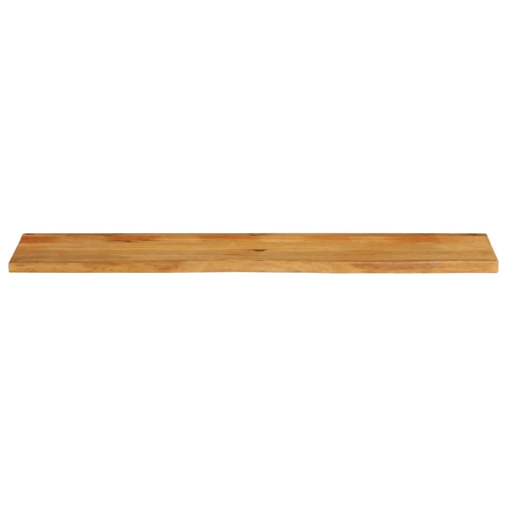 vidaXL Piano Tavolo Bordi Vivi 140x40x3,8cm in Legno Massello di Mango