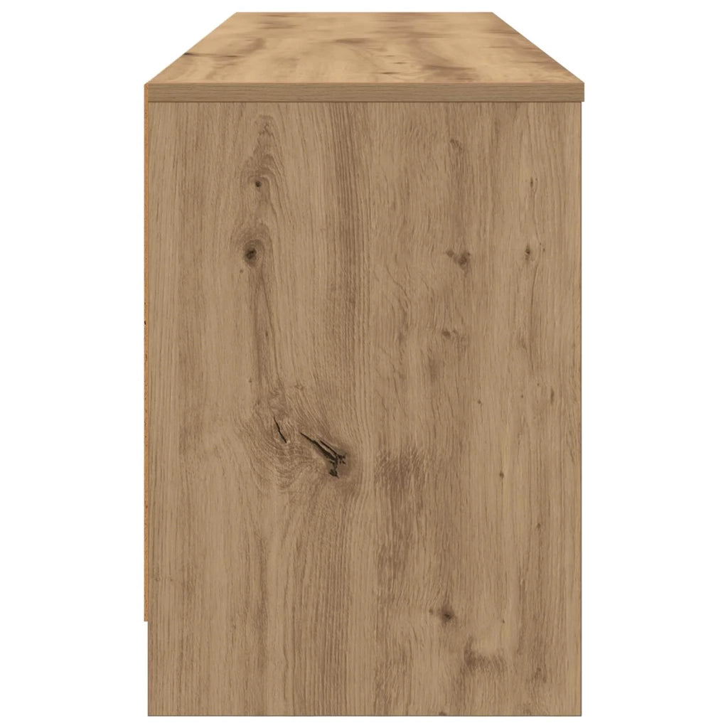 Armadietto per letto 2 pz Rovere Artigianale 66 x 33 x 48 cm CFW4324178