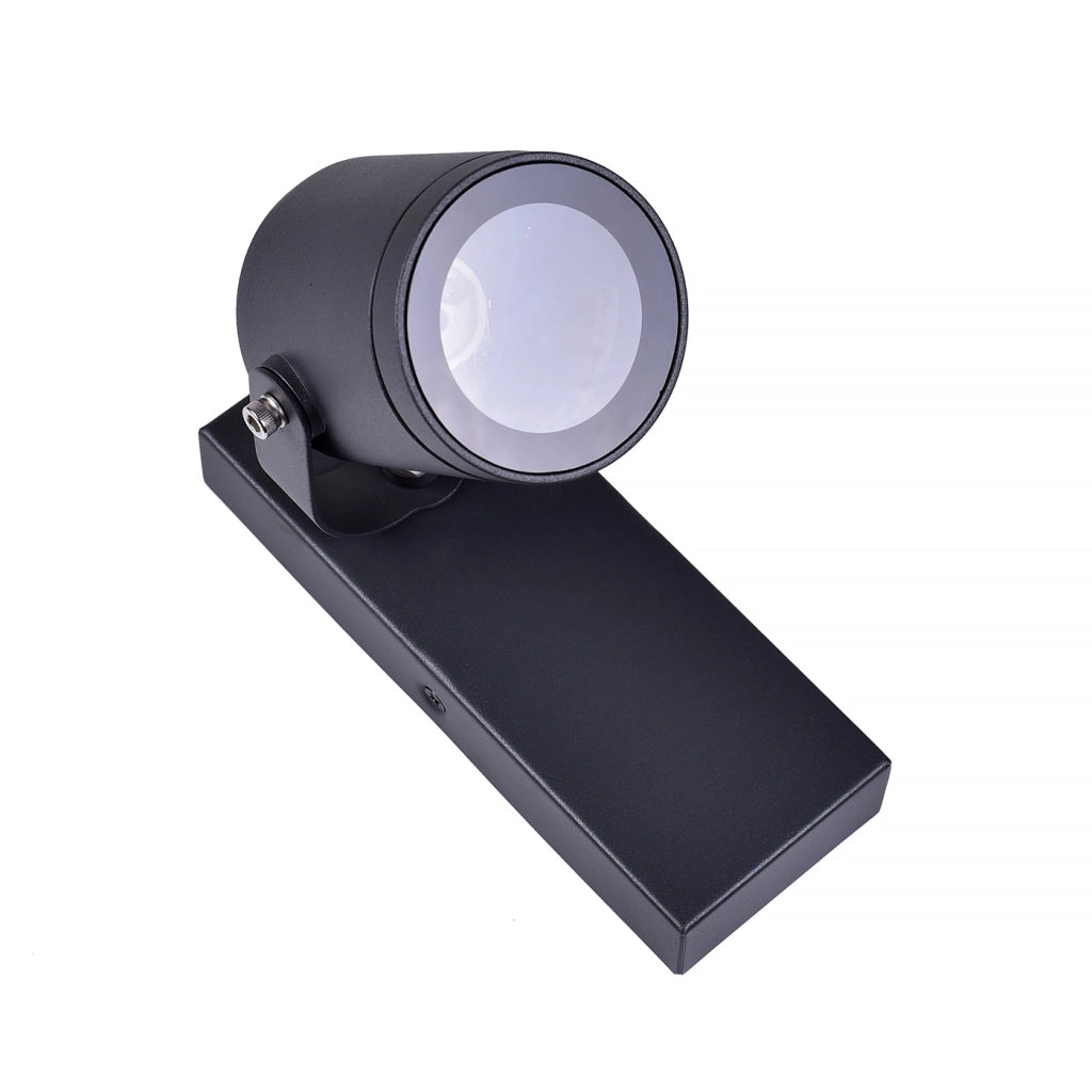 LAMPADA DA PARETE CON ATTACCO GU10 IN ALLUMINIO IP44 - DESIGN MODERNO RESISTENTE ALLE INTEMPERIE IDEALE PER INTERNI ED ESTERNI