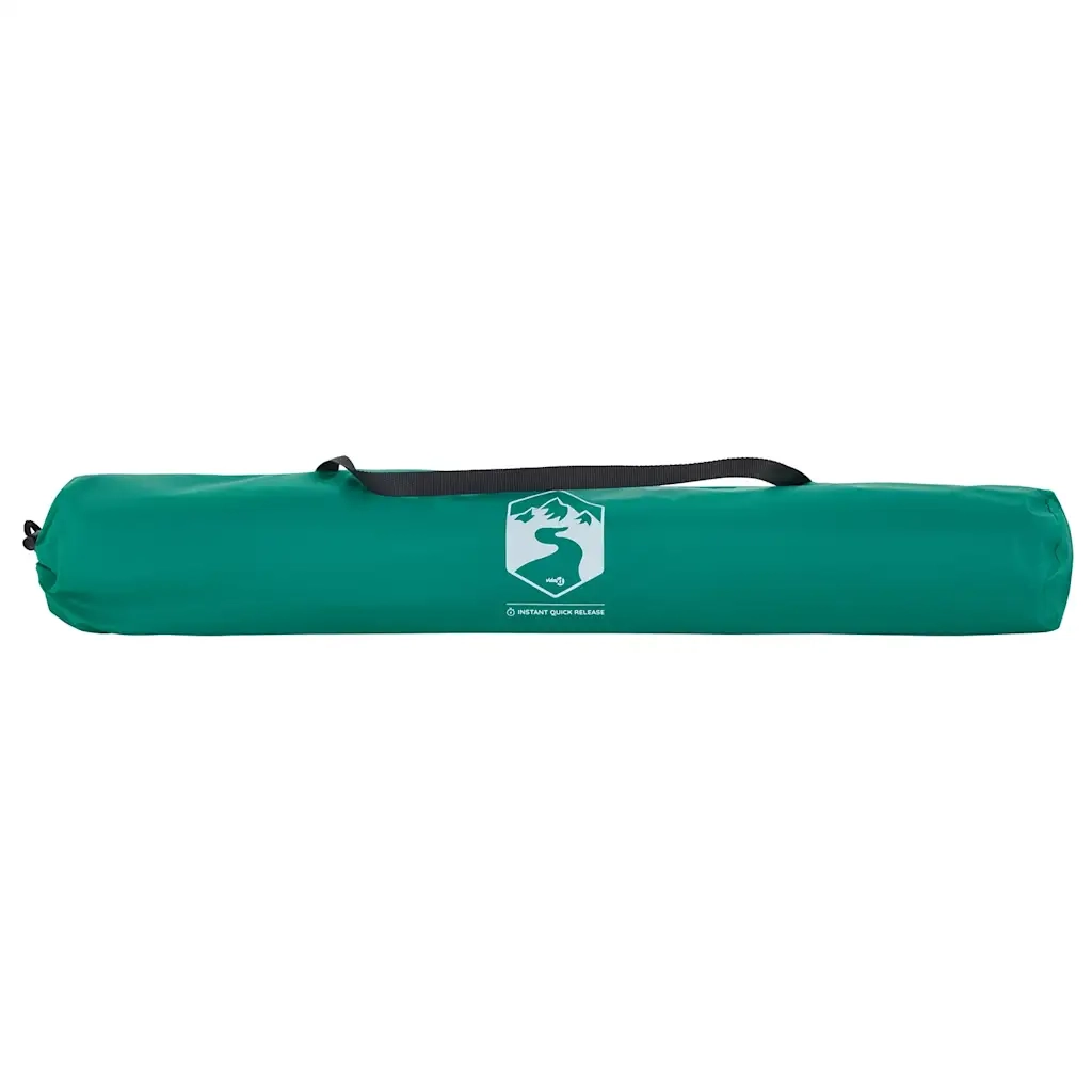 vidaXL Tenda da Spiaggia Verde Rilascio Rapido Impermeabile
