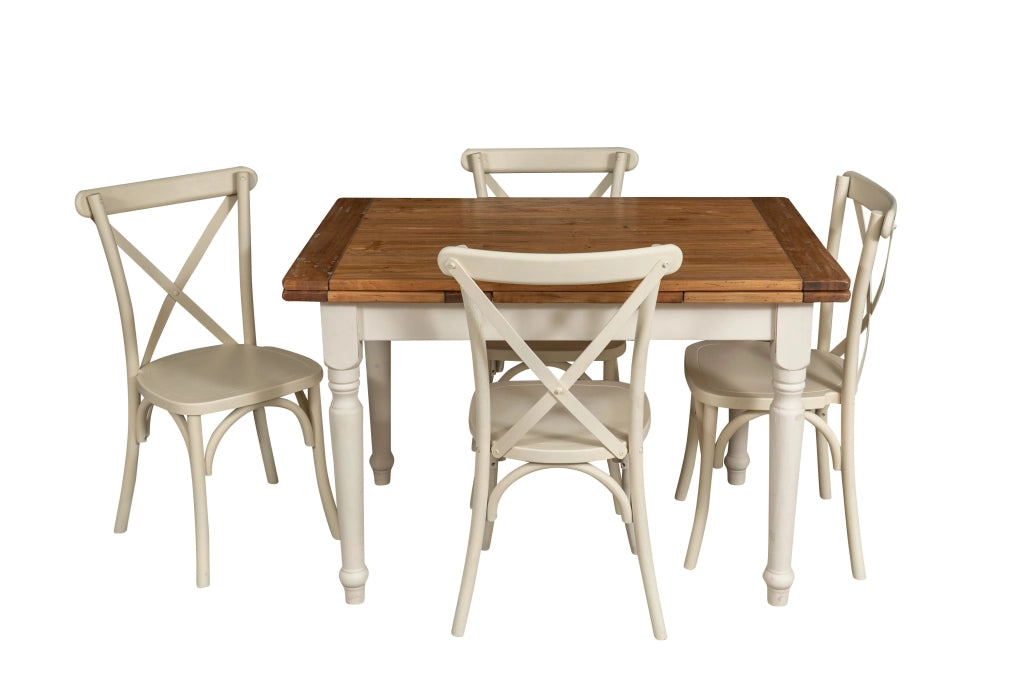 Biscottini Sedia Thonet in massello e seduta in legno finitura bianco impilabili Offerta