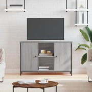 Mobile TV Grigio Sonoma 100x35x65 cm in Legno Multistrato 832781