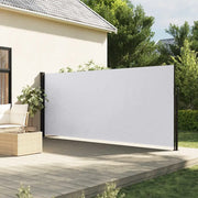 Tenda da Sole Laterale Retrattile Bianco 160x600 cm 4004526