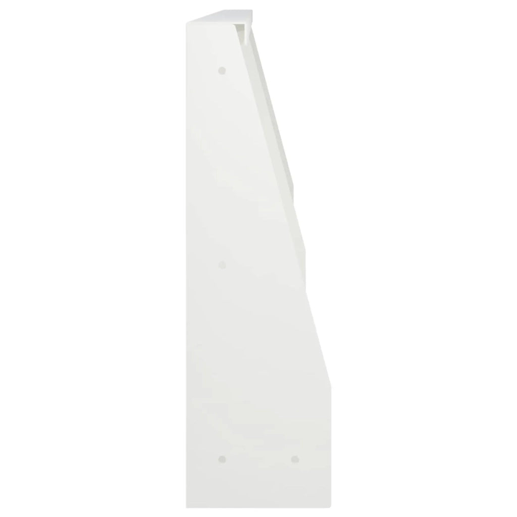 Muro di contenimento 4 pz 60 x 12 x 50 cm Acciaio Bianco 3449087