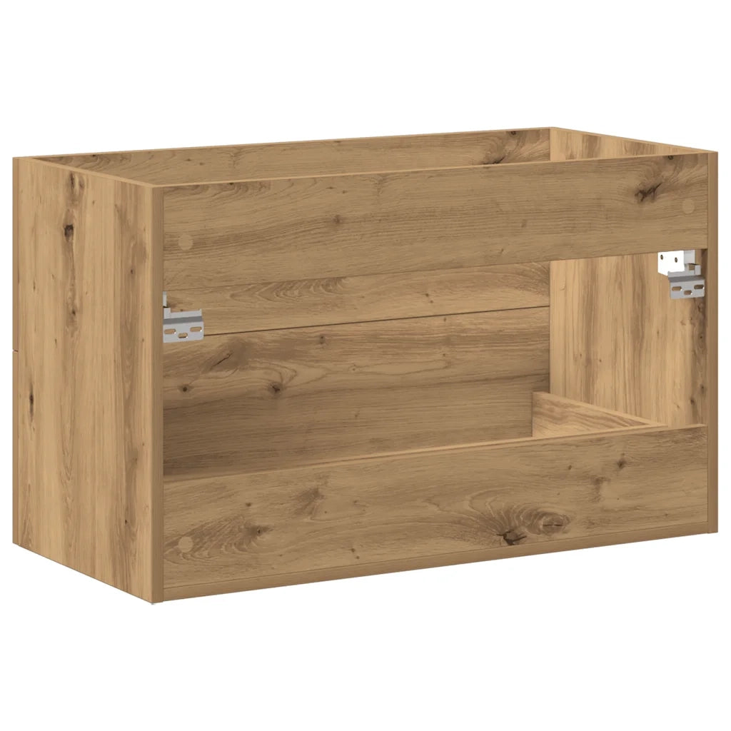 vidaXL Mobile Lavabo Bagno Artigianale 80x38,5x48 cm Legno Multistrato