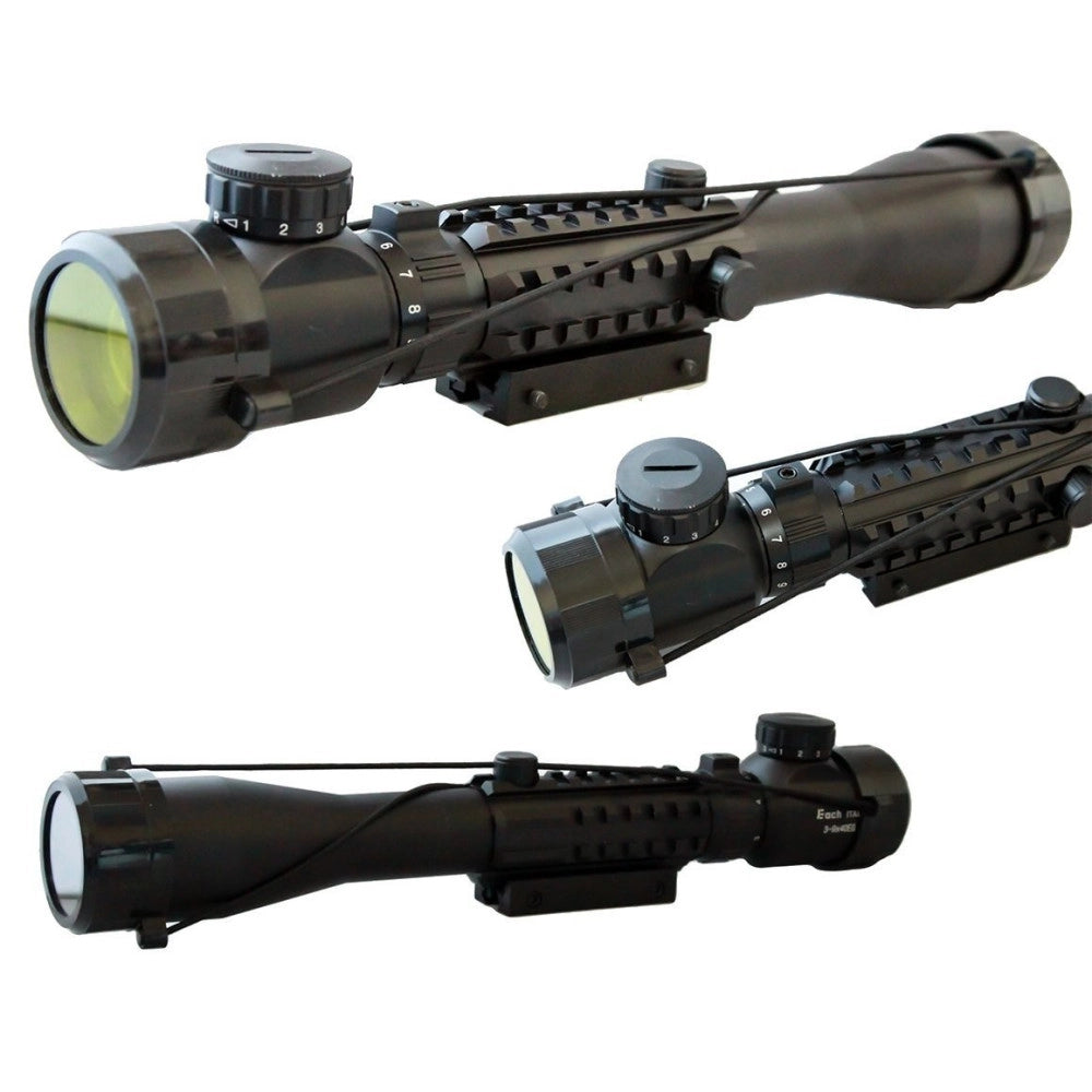 Trade Shop - Mirino Ottico Anti Riflesso Di Precisione Ottica Per Fucile Carabina 3-9x40 -