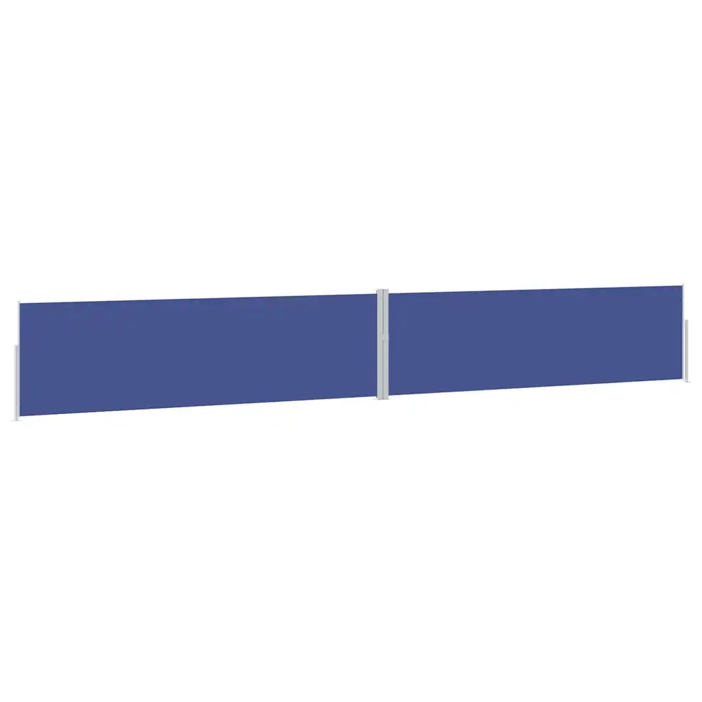 Tenda Laterale Retrattile per Patio 170x1200 cm Blu