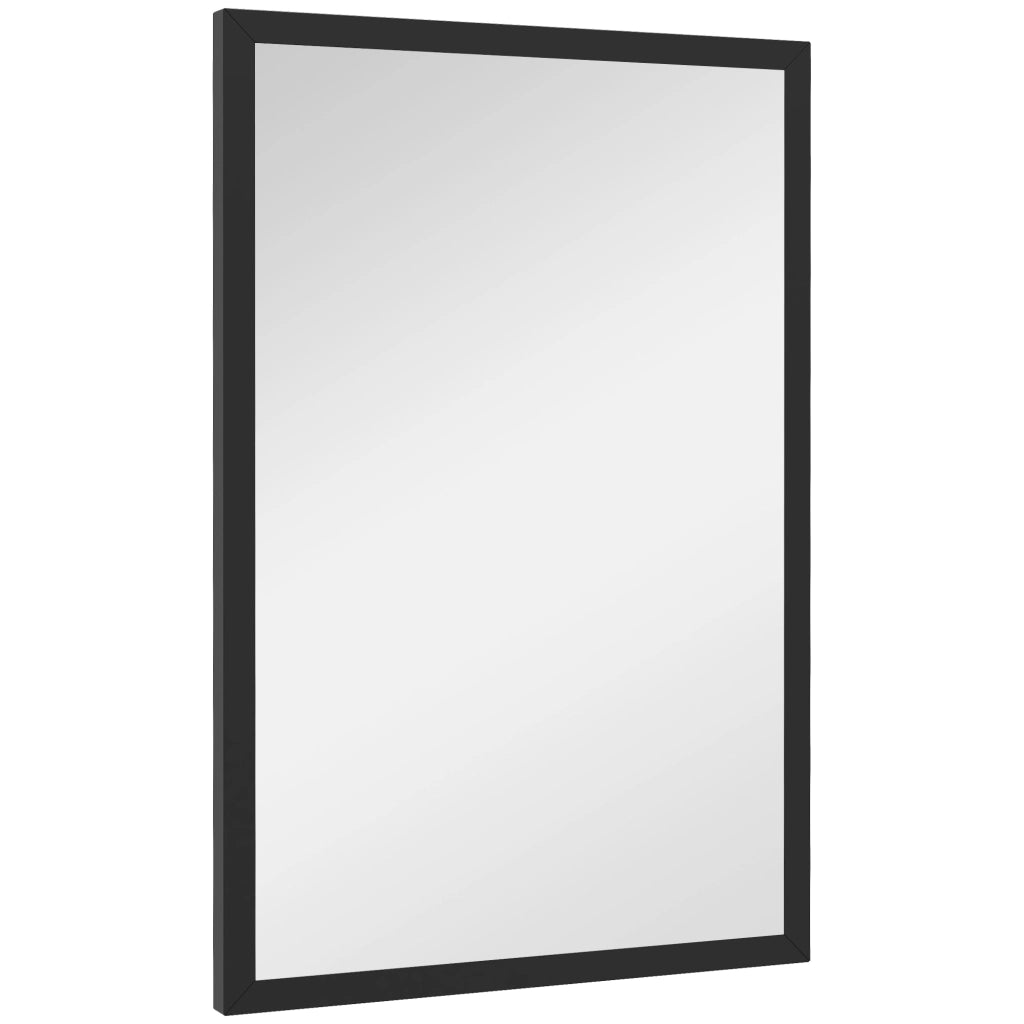 Specchio da parete rettangolare ¨C Xylo ¨C legno nero 60x40 cm