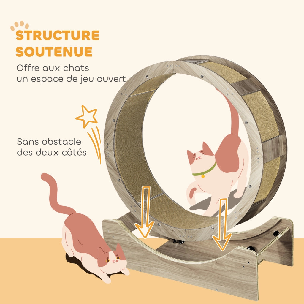 Ruota per Gatti ¨C Zephmum ¨C 91 cm Marrone