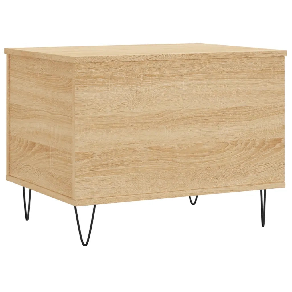 Tavolino Salotto-Tavolino da soggiorno-Tavolo Rovere Sonoma 60x44,5x45 cm Legno Multistrato 146119