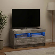 Mobile TV LED Grigio Cemento Legno ingegnerizzato 897878