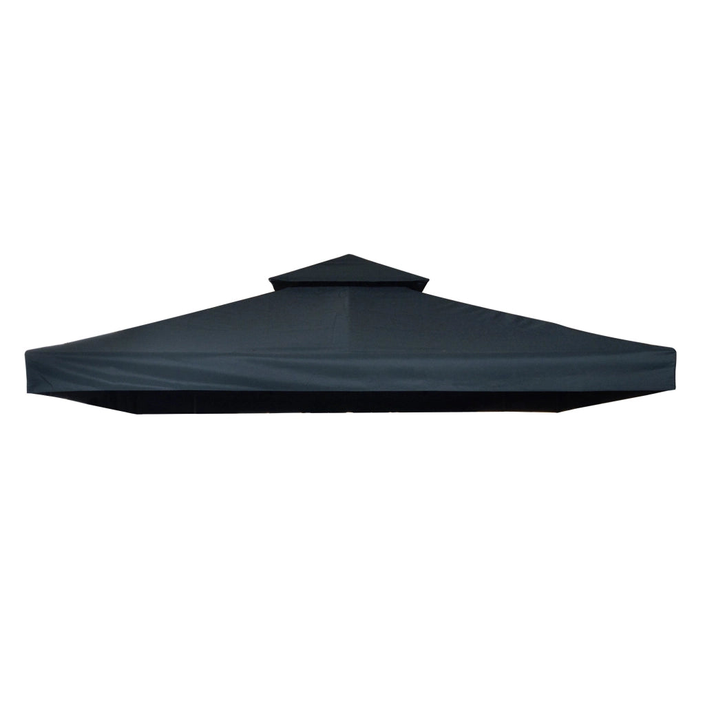 Tetto di Ricambio per Gazebo 3x3m a 2 Livelli e Resistente ai Raggi UV   Grigio Antracite