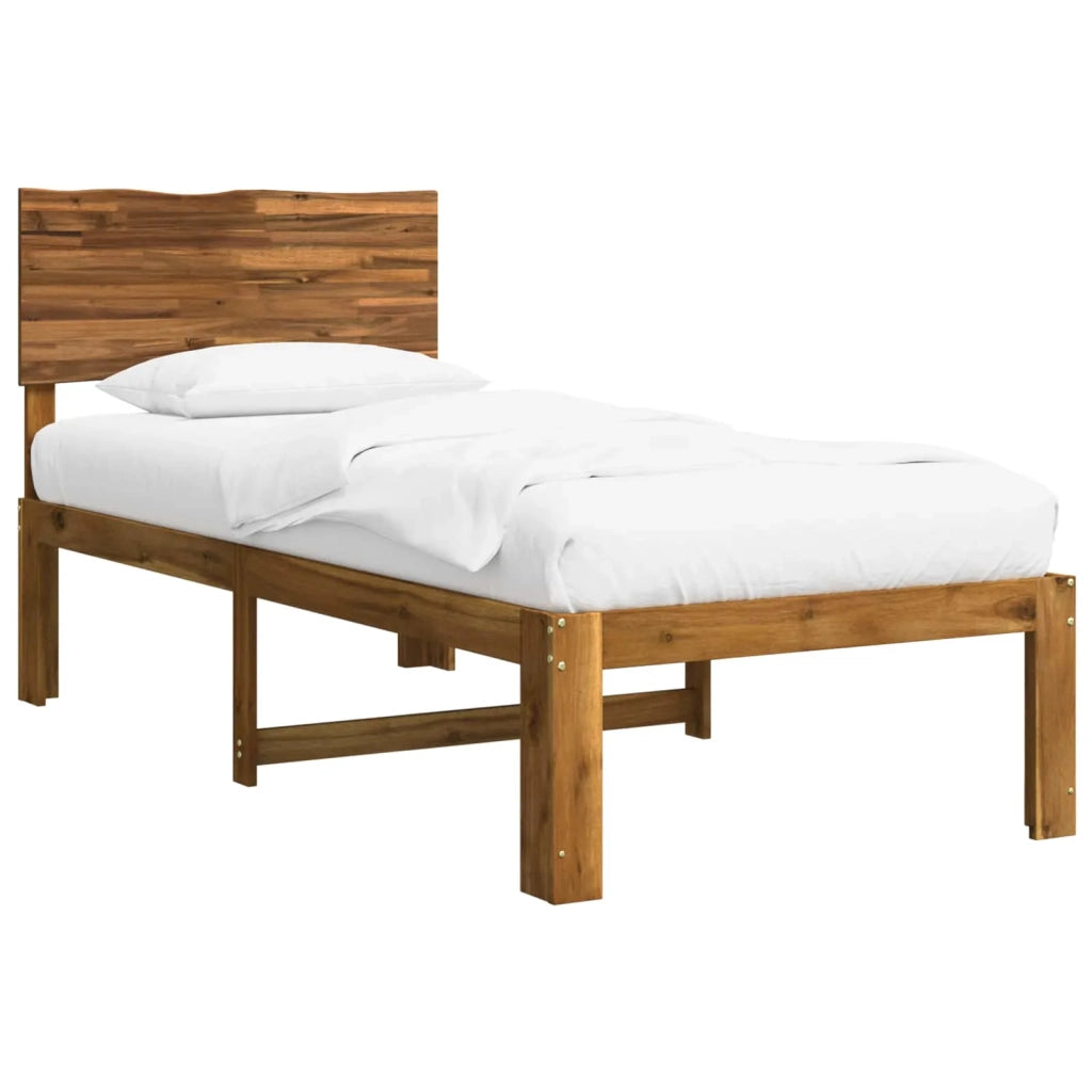 Letto Singolo con Testiera ROSTOCK Naturale 80 x 200 cm 903327