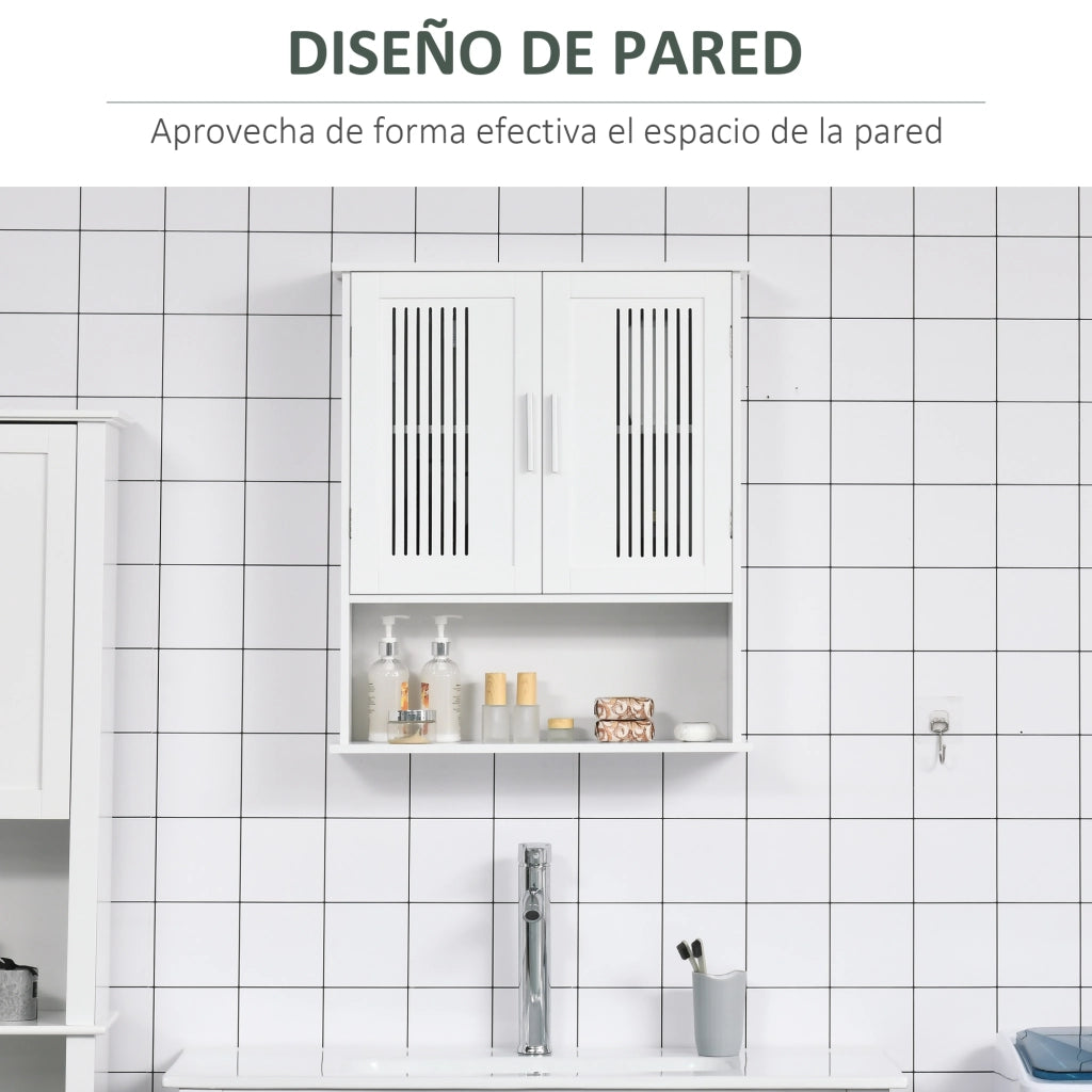 Armadio da Bagno Multiuso ¨C zephmum ¨C Bianco 60x20x70 cm