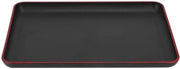 Piatto di plastica in stile giapponese per uso ristorante e hotel - nero - 39 x 28 cm - elegante e duraturo