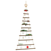 vidaXL Albero di Natale da Parete con Stella 74x150 cm Ramo Naturale