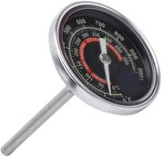 Termometro per forno da 0 a 1000°F - Termometro digitale per cucina - Acciaio inossidabile - Alta precisione - Duraturo - Grande vetrino - Termometro per cucina