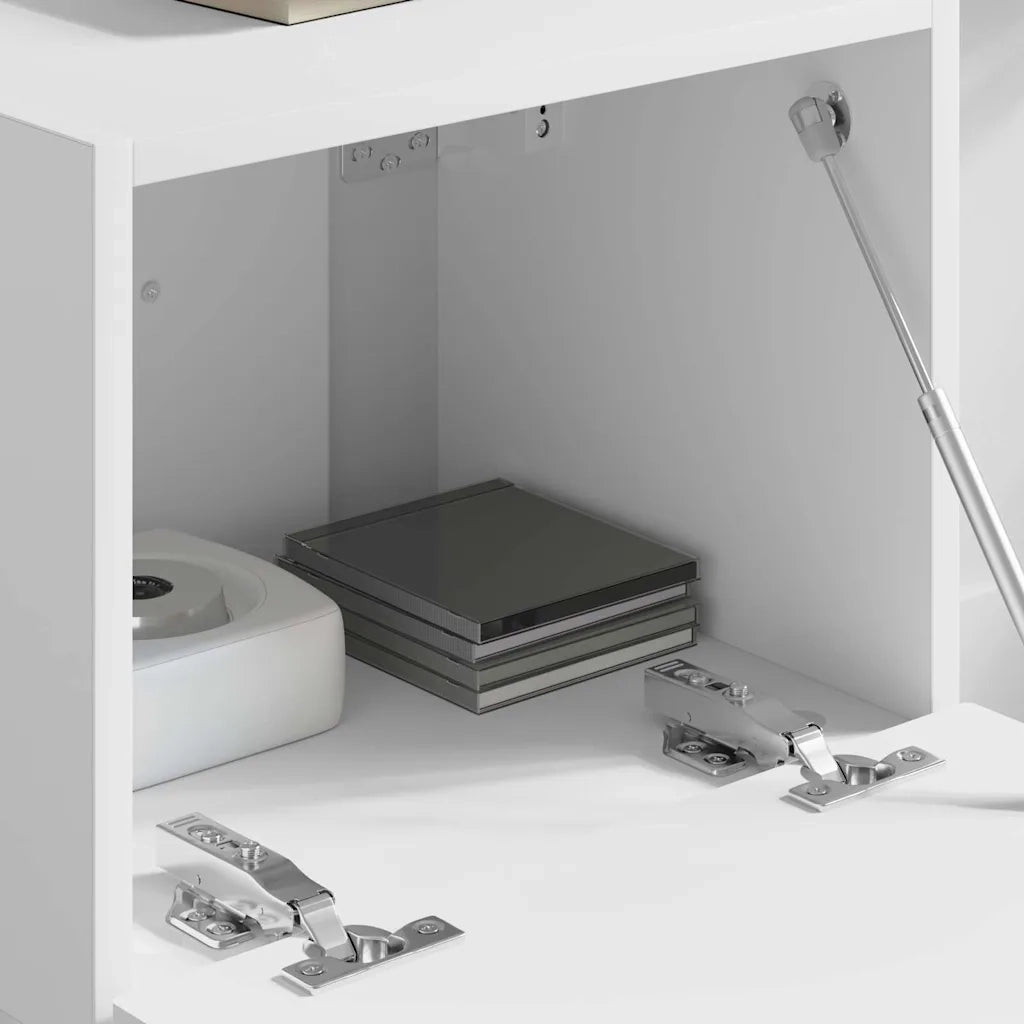 Mobile TV da parete Bianco 39 x 31 x 29,5 cm Legno multistrato