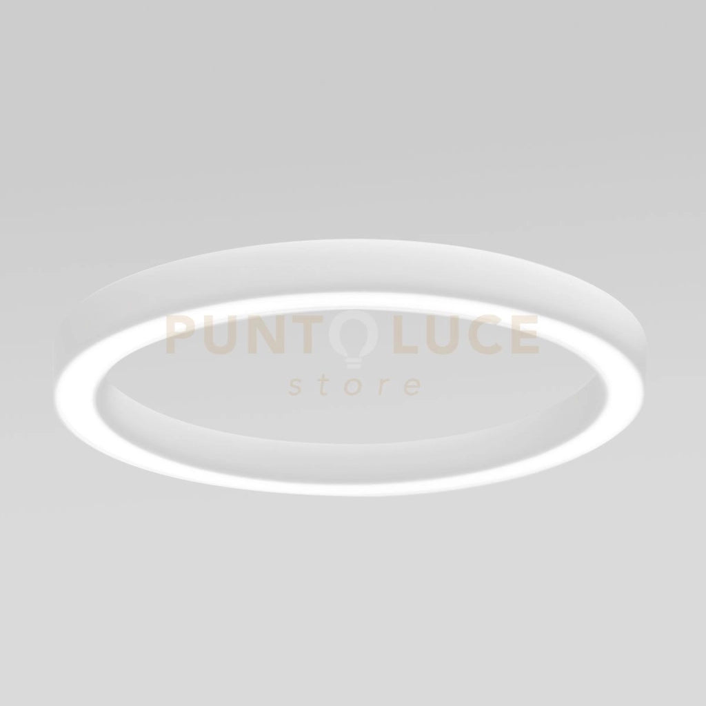 FLOR P/S -  PLAFONIERA COLORE BIANCO A LED 3000K 6300LM 80W DIMMERABILE D.100CM