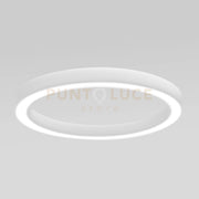 FLOR P/S -  PLAFONIERA COLORE BIANCO A LED 3000K 6300LM 80W DIMMERABILE D.100CM