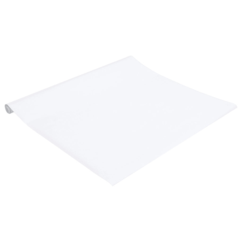Adesivo per mobili autoadesivo bianco opaco 90x500 cm PVC CFW5738122